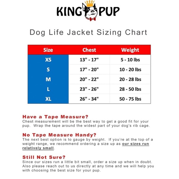 King Pup Dog Life Jacket Vest - American Flag Red White & Blue - Size Small - Picture 8 of 8